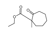 Cycloheptanecarboxylic acid, 1-methyl-2-oxo-, ethyl ester 结构式