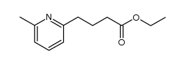 6-甲基-2-吡啶丁酸乙酯 结构式