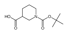 1-BOC-哌啶-3-羧酸 结构式