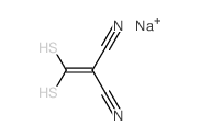 2,2-二氰基乙烯-1,1-双(硫醇)钠 结构式