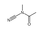 Acetamide, N-cyano-N-methyl- 结构式