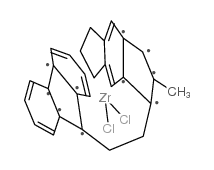 [1-(9-FLUORENYL)-2-(5,6-CYCLOPENTA-2-METHYL-1-INDENYL)ETHANE]ZIRCONIUM DICHLORIDE 结构式