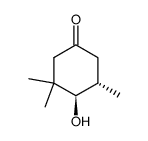 4-羟基-3,3,5-三甲基环己酮 结构式
