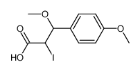 α-碘-β,4-二甲氧基苯丙酸 结构式