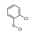 Benzenesulfenyl chloride, 2-chloro- 结构式