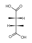 Butanedioic acid, 2,3-dimethyl-, [S-(R*,R*)]- (9CI) 结构式