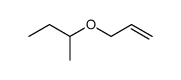 2-(2-丙烯-1-基氧基)丁烷 结构式