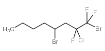 1,4-二溴-2-氯-1,1,2-三氟辛烷 结构式
