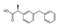 Benzeneacetic acid, α-methyl-3-(phenylmethyl)-, (S)- (9CI) 结构式
