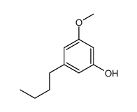 3-甲氧基-5-丁基苯酚 结构式