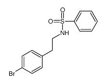 N-[2-(4-溴苯基)乙基]苯磺酰胺 结构式