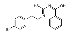 Benzamide, N-[[[2-(4-bromophenyl)ethyl]amino]thioxomethyl]- 结构式