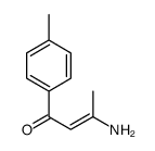 3-氨基-1-(4-甲基苯基)-2-丁烯-1-酮 结构式
