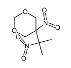 5-(1-甲基-1-硝基乙基)-5-硝基-1,3-二氧六环 结构式