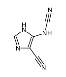 N-(5-氰基-1H-咪唑-4-基)氰胺 结构式