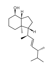 1H-Inden-4-ol, octahydro-7a-methyl-1-[(1R,2E,4R)-1,4,5-trimethyl-2-hexen-1-yl]-, (1R,3aR,4R,7aR)- 结构式