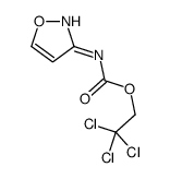 Carbamic acid, 3-isoxazolyl-, 2,2,2-trichloroethyl ester (9CI) 结构式