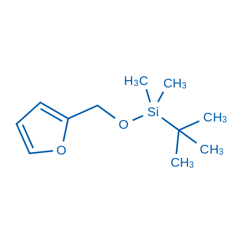 tert-butyl(furan-2-ylmethoxy)dimethylsilane 结构式