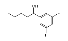 Benzenemethanol, α-butyl-3,5-difluoro- 结构式