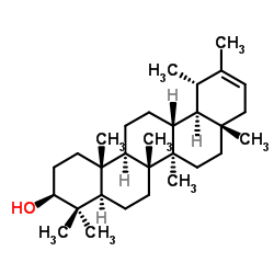 伪蒲公英甾醇 结构式