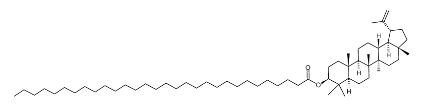 Lup-20(29)-en-3-ol, 3-triacontanoate, (3β)- 结构式