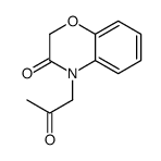 4-(2-氧代丙基)-2H-1,4-苯并恶嗪-3(4H)-酮 结构式