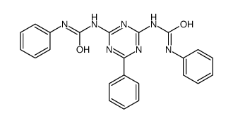 Urea, N,N''-(6-phenyl-1,3,5-triazine-2,4-diyl)bis[N'-phenyl- (9CI) 结构式