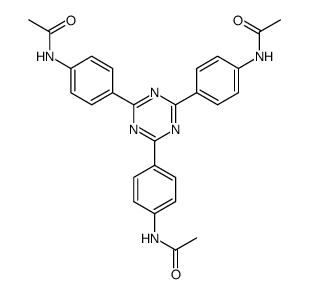 Acetamide, N,N',N''-(1,3,5-triazine-2,4,6-triyltri-4,1-phenylene)tris- 结构式