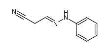 3-(2-苯基亚肼基)丙腈 结构式