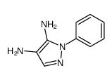 1-苯基-1H-吡唑-4,5-二胺 结构式