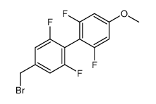 4-(溴甲基)-2,2',6,6'-四氟-4'-甲氧基-1,1'-联苯 结构式