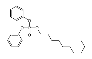 磷酸癸基二苯基酯 结构式