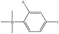 (2-fluoro-4-iodophenyl)-trimethylsilane 结构式