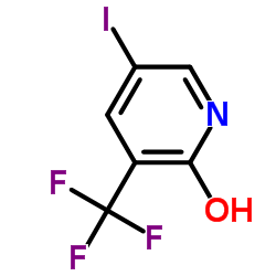2-羟基-5-碘-3-三氟甲基吡啶 结构式