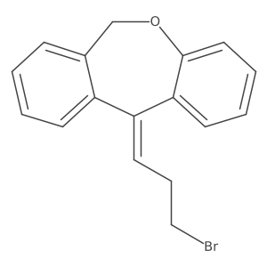 11-(3-溴亚丙基)-6,11-二氢二苯并[b,e]氧杂卓 结构式