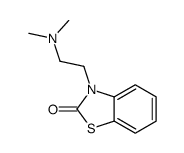 3-[2-(二甲氨基)乙基]-1,3-苯并噻唑-2(3H)-酮 结构式