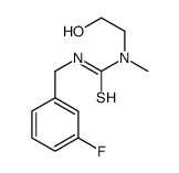 Thiourea, N'-[(3-fluorophenyl)methyl]-N-(2-hydroxyethyl)-N-methyl- 结构式