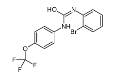 Urea, N-(2-bromophenyl)-N'-[4-(trifluoromethoxy)phenyl]- 结构式