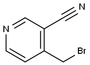 4-(溴甲基)烟氰 结构式
