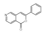 3-Phenyl-1H-pyrano[4,3-c]pyridin-1-one 结构式