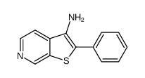 2-苯基噻吩并[2,3-c]吡啶-3-胺 结构式