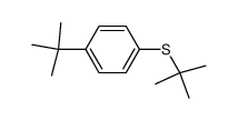 Benzene, 1-(1,1-dimethylethyl)-4-[(1,1-dimethylethyl)thio]- 结构式