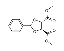 2,3-O-苄烯酒石酸二甲酯 结构式