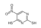 2,4-二硫代-5-硝基嘧啶 结构式