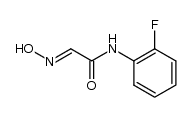 2-羟基亚胺-N-(2-氟苯基)-乙酰胺 结构式