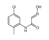 N-(5-氯-2-甲基苯基)-2-(羟亚氨基)乙酰胺 结构式