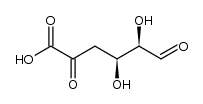 4-脱氧-L-苏式-5-己酮糖酸 结构式