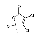 3,4,5,5-四氯-2(5H)-呋喃酮 结构式