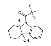 顺-1,2,3,4,9,9a-六氢-9-(三氟乙酰基)-4aH-咔唑-4a-醇 结构式