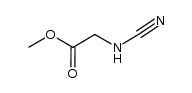 N-氰基甘氨酸甲酯 结构式
